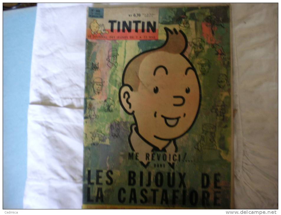 TINTIN LE JOUNAL DES JEUNES N°665   20/7/61 - Tintin