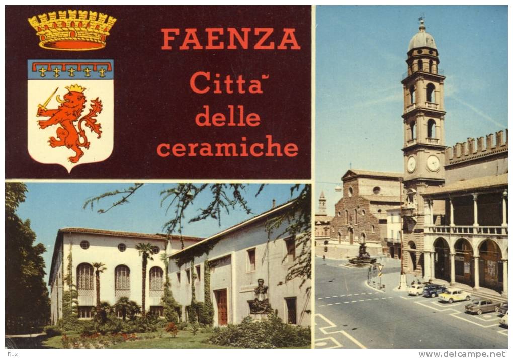 FAENZA   STEMMA     RAVENNA  EMILIA ROMAGNA   NON    VIAGGIATA COME DA FOTO - Faenza