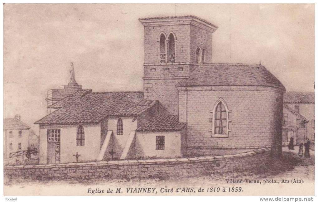 Cp , 01 , ARS , Église De M. VIANNEY , Curé D'ARS , De 1810 à 1859 - Ars-sur-Formans