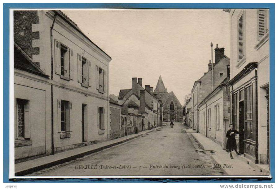 37 - GENILLE ---  Entrée Du Bourg - Genillé