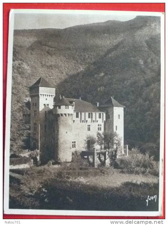 V7-48-lozere-chateau De La Caze--pub Au Dos Lansoÿl--gele - Publicidad