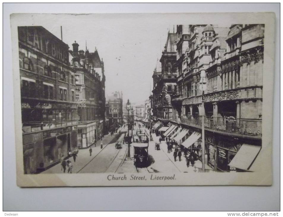 CPA Church Street Liverpool - 1919 - Liverpool