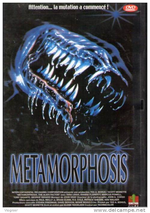 Metamorphosis : The Alien Factor        Réalisé Par     Glenn Takakjian  DVD - Science-Fiction & Fantasy