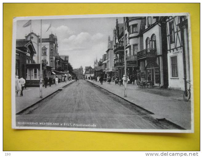 NORDSEEBAD WESTERLAND A SYLT,Friedrichstrasse - Sylt