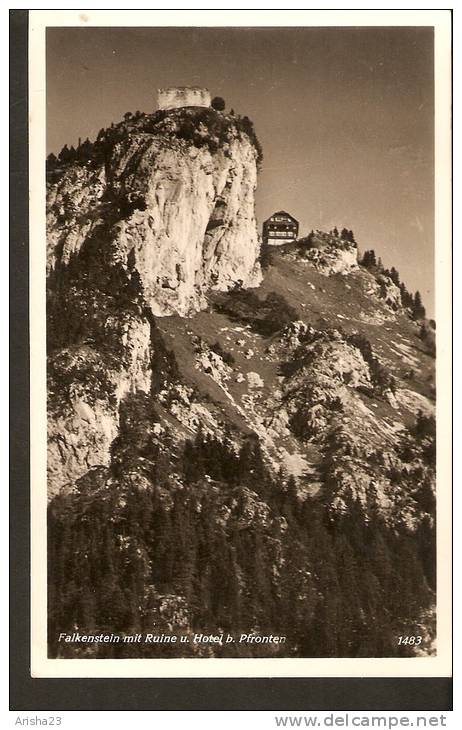 440. Germany, Falkenstein Mit Ruine U. Hotel B. Pfronten - Pfronten