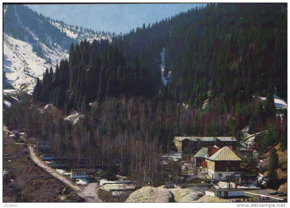 Kazakhstan-Postcard 1983-Alma-Ata- Tourist Base "Alma-Tau " - Kazakhstan