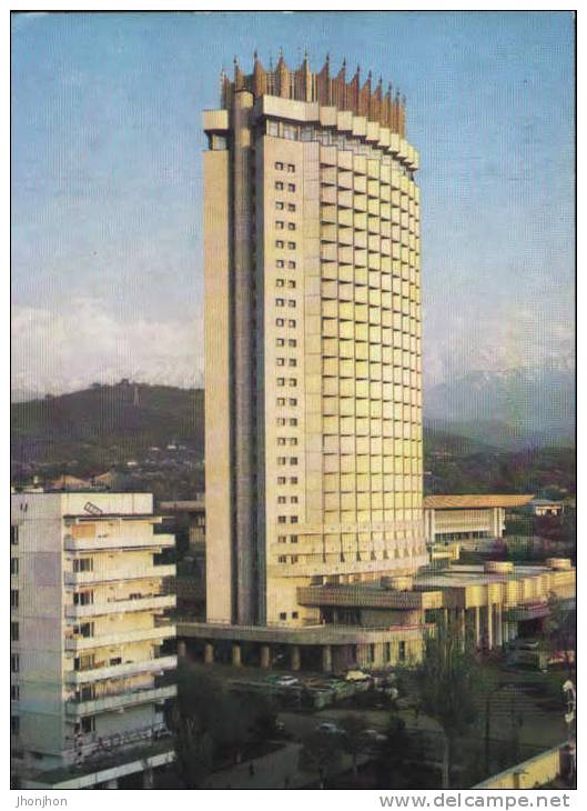 Kazakhstan-Postcard 1983-Alma-Ata -Hotel "Kazakhstan" - Kazakhstan