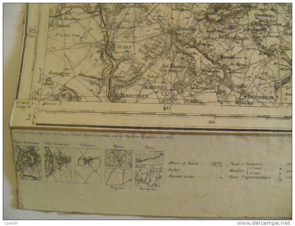 CARTE GEOGRAPHIQUE - NEUFCHATEL (Seine Mme 76) Feuille Sans Numero - Geographical Maps