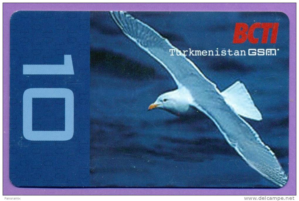 BCTI  10   Turkmen  GSM  Mouette  Planante   Sans Date   ***    LUXE - Autres & Non Classés