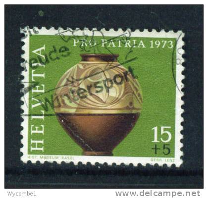 SWITZERLAND  -  1973  Pro Patria  15c+5c  FU - Gebraucht