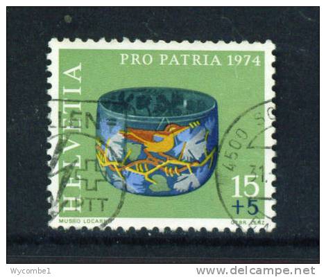 SWITZERLAND  -  1974  Pro Patria  15c+5c  FU - Gebraucht