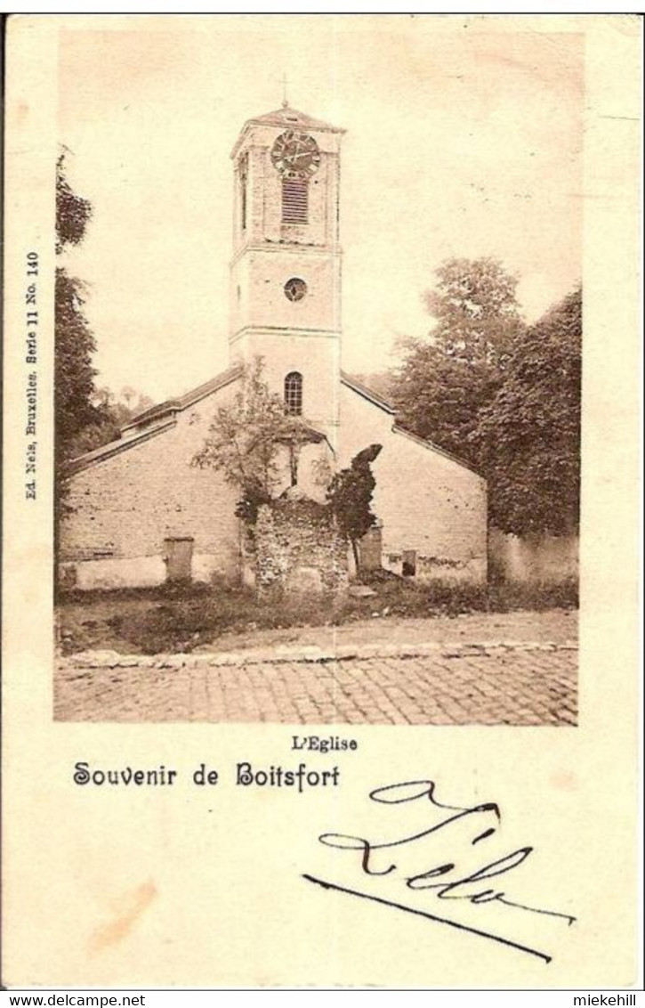 WATERMAEL-BOITSFORT-L'EGLISE - Watermael-Boitsfort - Watermaal-Bosvoorde