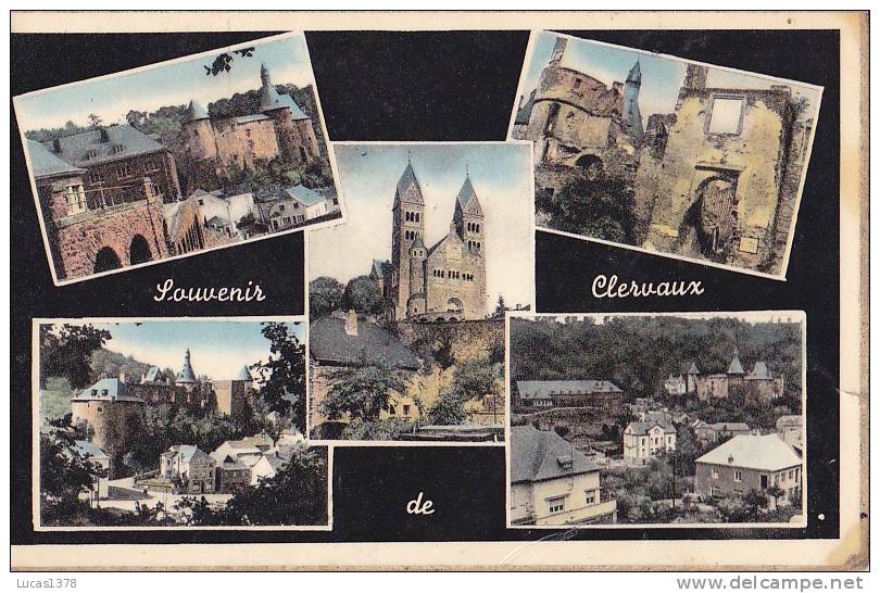 SOUVENIR DE CLERVAUX / CPSM P¨F 1956 - Clervaux