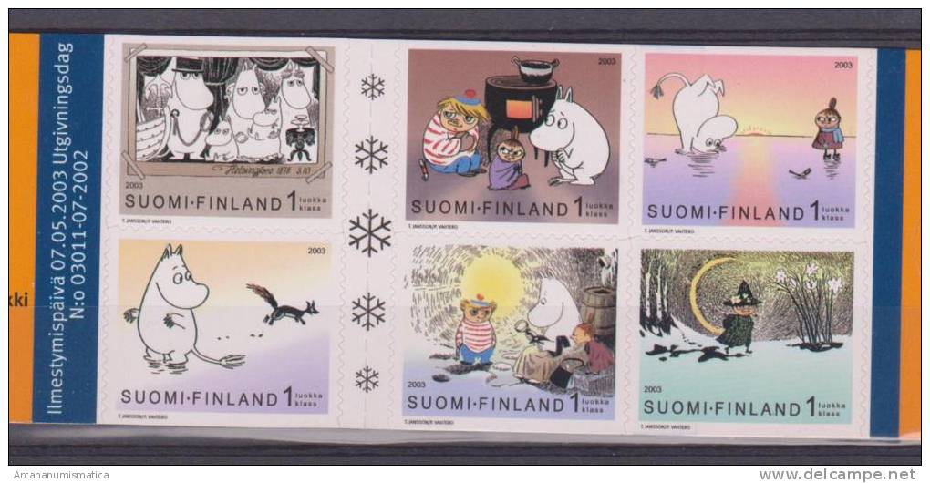 FINLANDIA   6  Sellos   2003   Nuevos News      S-98 - Unused Stamps