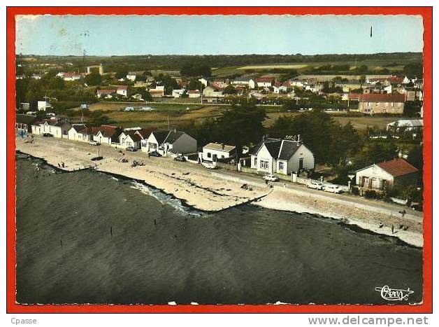 CPSM 44 LES MOUTIERS-en-RETZ Loire Atlantique La Plage Vue Aérienne ° Cim Combier Cc 439-3 A - Les Moutiers-en-Retz