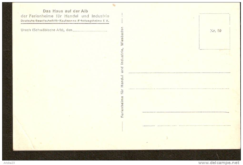 440. Germany, Das Haus Auf Der Alb - Urach ( Schwabische Alb ) - Bad Urach