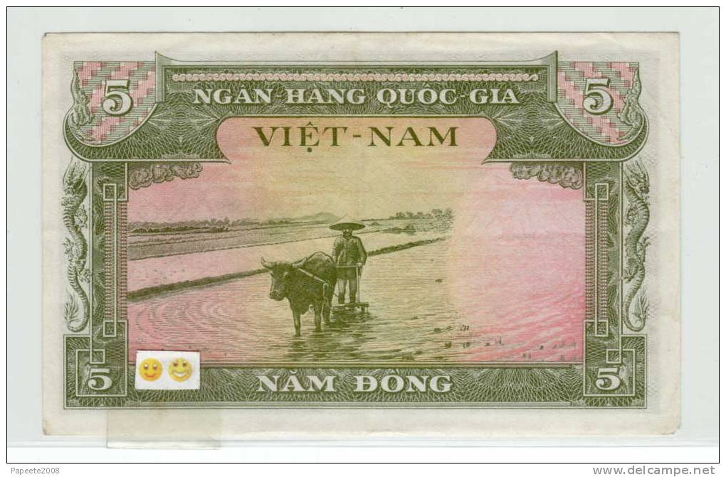 Viet-Nam Du Sud  - 5 Dong / 1955 - SUP - Vietnam