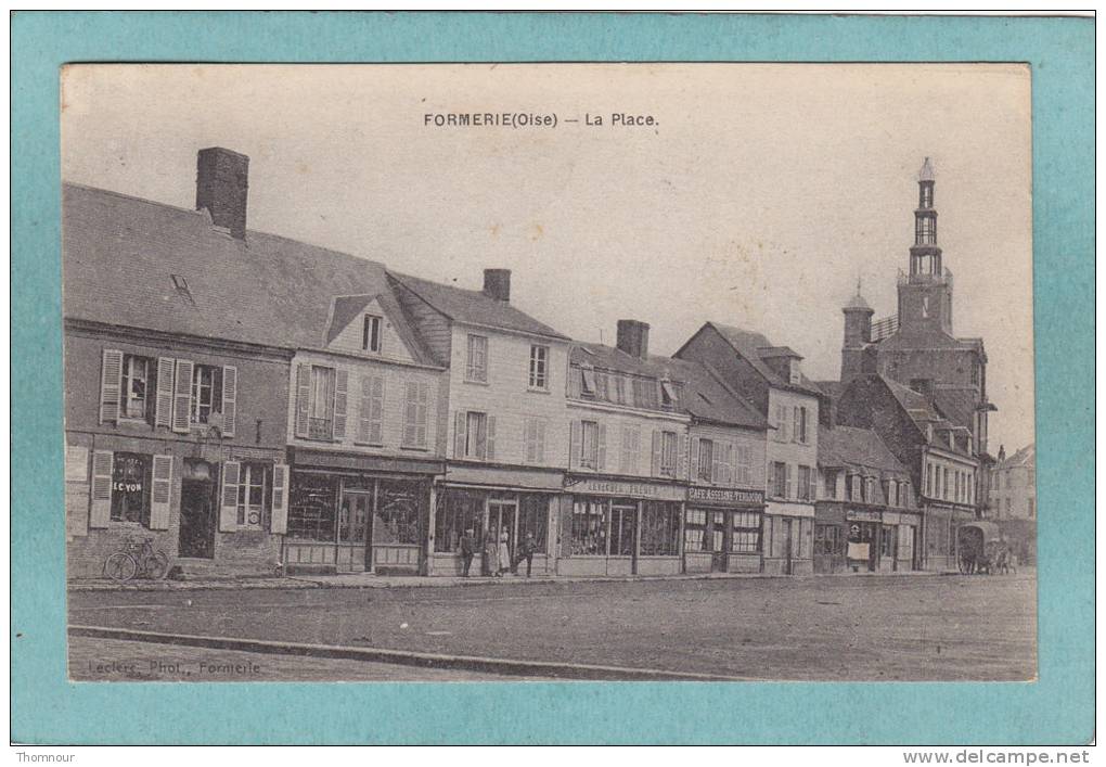 60  -  FORMERIE  -  La  Place  -  1936  -   BELLE CARTE ANIMEE  - - Formerie