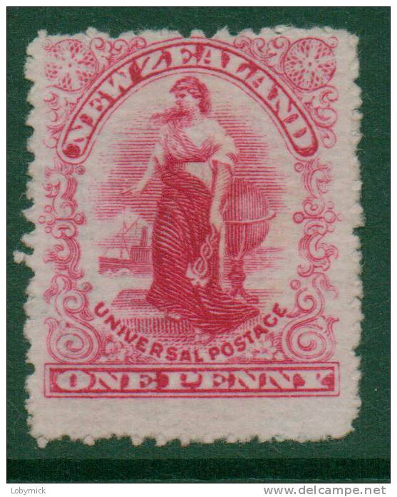 NEW ZEALAND 1d Carmine No WMK. Prob SG 277 Unused - Other & Unclassified