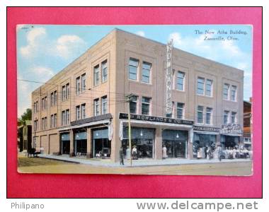 Ohio > Zanesville  New Atha Building Kirby's 5 & 10 Cent Store  1909 Cancel----- Ref 396 - Zanesville