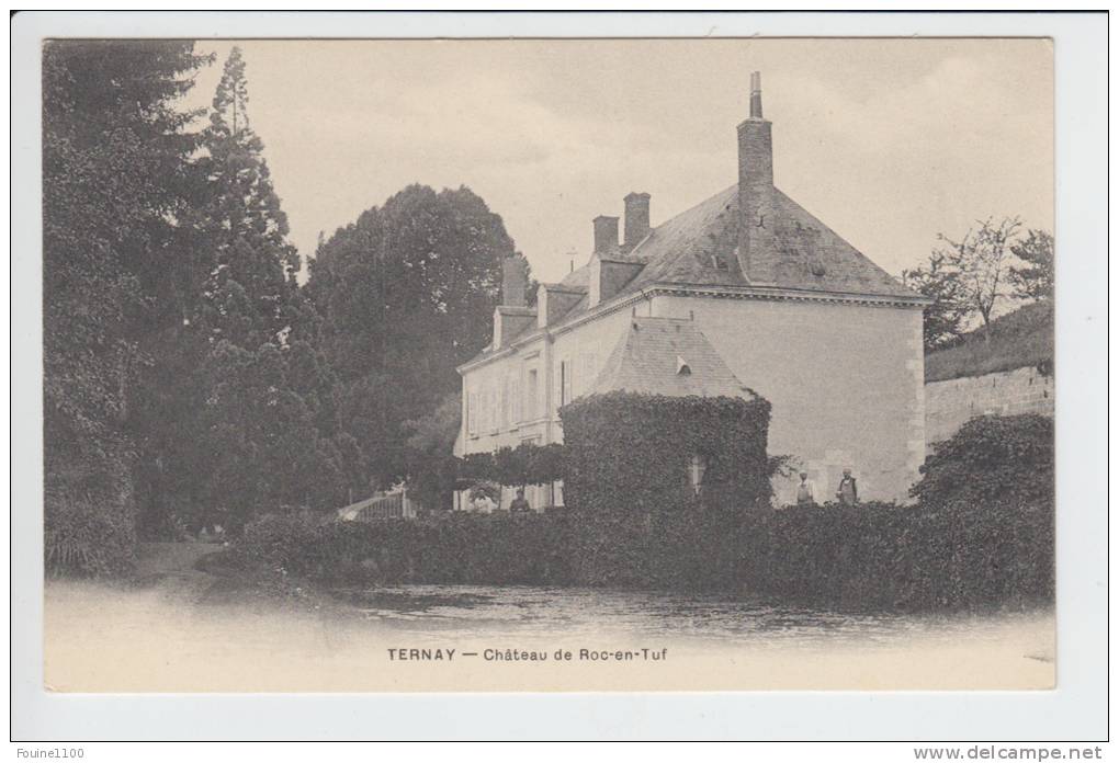 Carte De Ternay Château De Roc En Tuf  ( Recto Verso ) - Autres & Non Classés