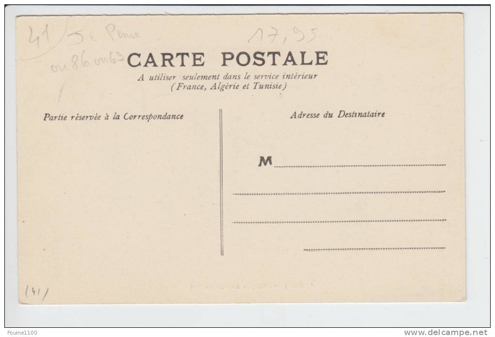 Carte De Ternay Château De Roc En Tuf  ( Recto Verso ) - Autres & Non Classés