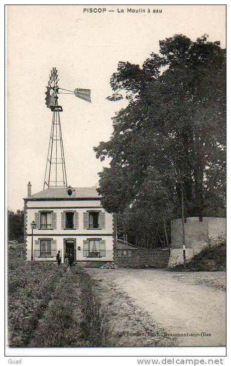 PISCOP  -  MOULIN A VENT - EOLIENNE - CHATEAU D´EAU - Pontcelles