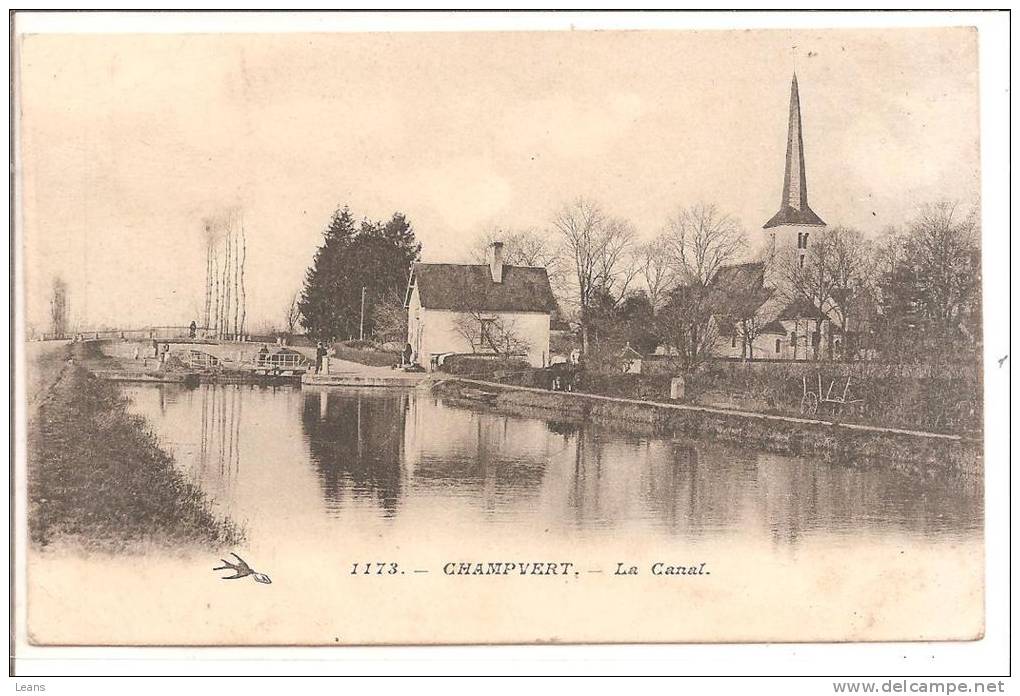 CHAMPVERT    Le Canal  No1173 Hirondelle - Other & Unclassified