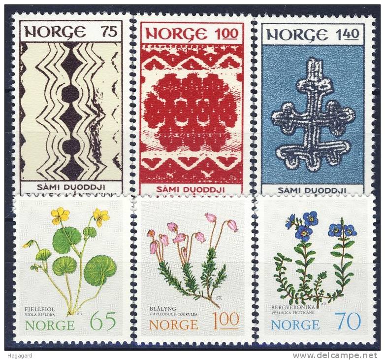 D1268. Norway 1973. Michel 668-73. MNH(**) - Unused Stamps