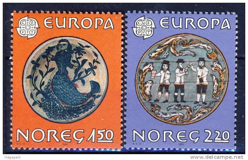 ##D1276. Norway 1981. Michel 836-37. MNH(**) - Neufs