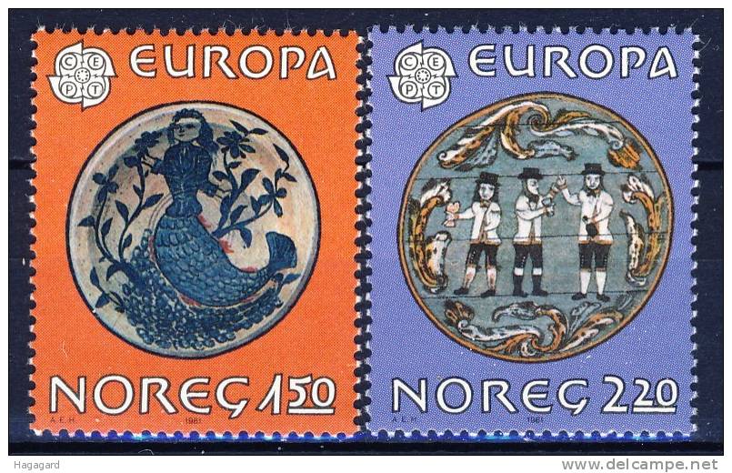 ##D1277. Norway 1981. Michel 836-37. MNH(**) - Neufs
