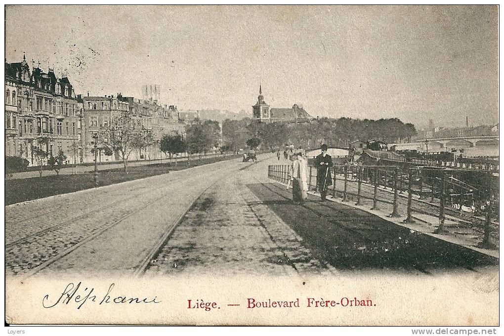 Liège  -  Boulevard Frère-Orban. - Liege