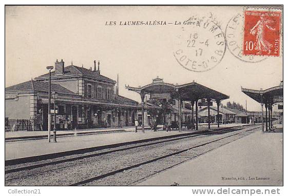 VENAREY LES LAUMES   .... GARE ... TRAIN ... CHEMIN DE FER ... FERROVIAIRE - Venarey Les Laumes