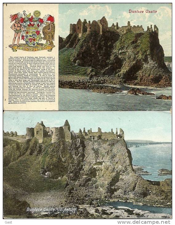 ANTRIM    DUNLUCE CASTLE       2  CPA - Antrim