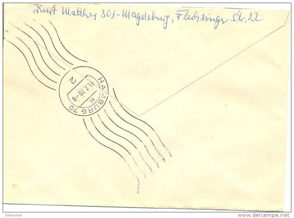 1970 Geschützte Pflanzen (III) Mi 1563-8 / Sc 1194-9 / YT 1255-60 Auf Satzbrief/lettre/on Letter [sim] - Lettres & Documents