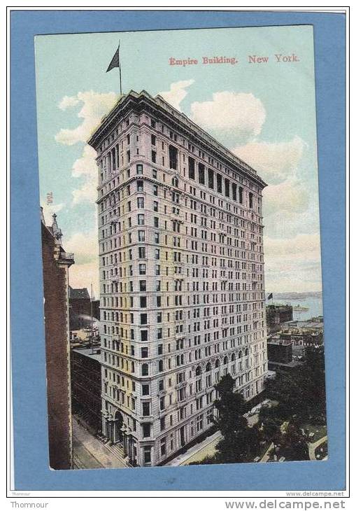 NEW YORK  -  Empire  Building .  -  BELLE CARTE  - - Empire State Building