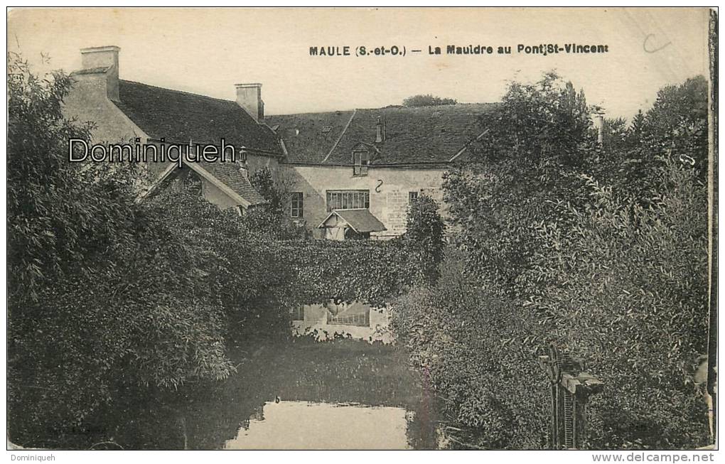 La Mauldre Au Pont St-Vincent - Maule