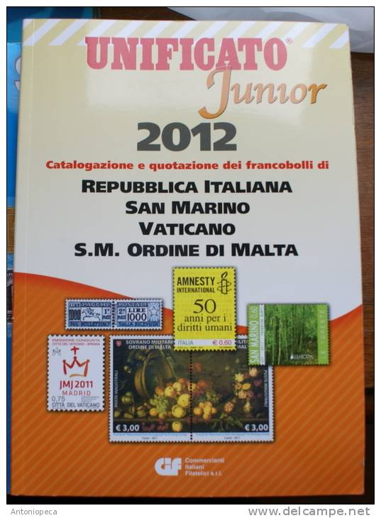 ITALIA 2012 - CATALOGO UNIFICATO JUNIOR 2012 - Italie