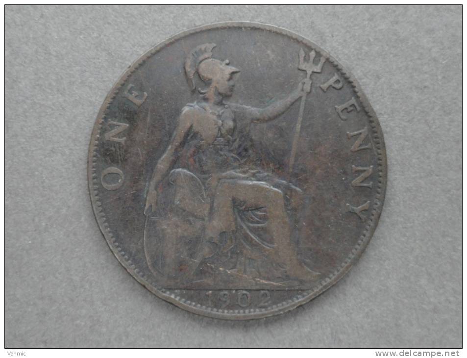 1902 - 1 Penny - Grande Bretagne - EDWARD VII - D. 1 Penny