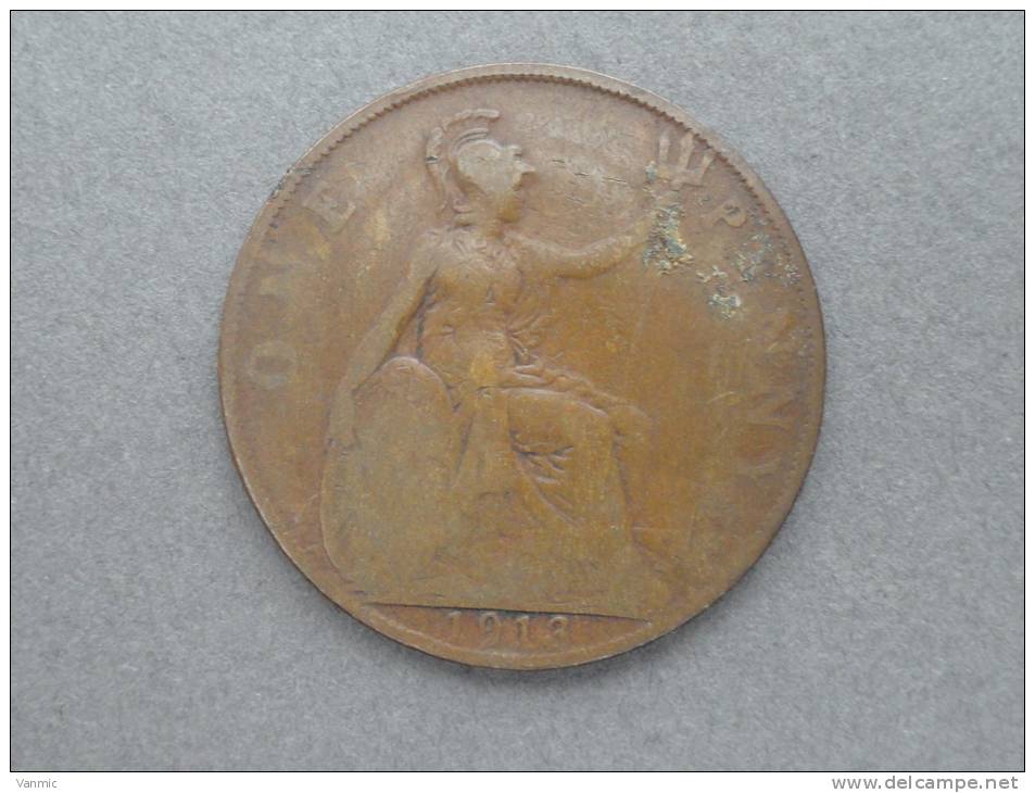 1913 - 1 Penny - Grande Bretagne - GEORGES V - D. 1 Penny