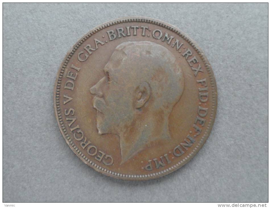 1921 - 1 Penny - Grande Bretagne - GEORGES V - D. 1 Penny