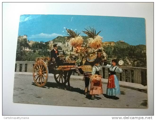 Folklore Carretto Siciliano  Con Pin Up Cavallo - Costumes