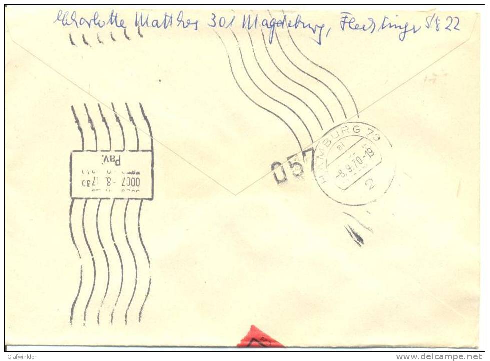 1970 Potsdamer Abkommen + Pioniertreffen  Mi 1598-1604 / Sc 1228a-31;B159 / YT 1279A-83 Brief/lettre/on Letter [sim] - Covers & Documents