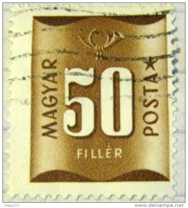 Hungary 1951 Postage Due 50f - Used - Port Dû (Taxe)