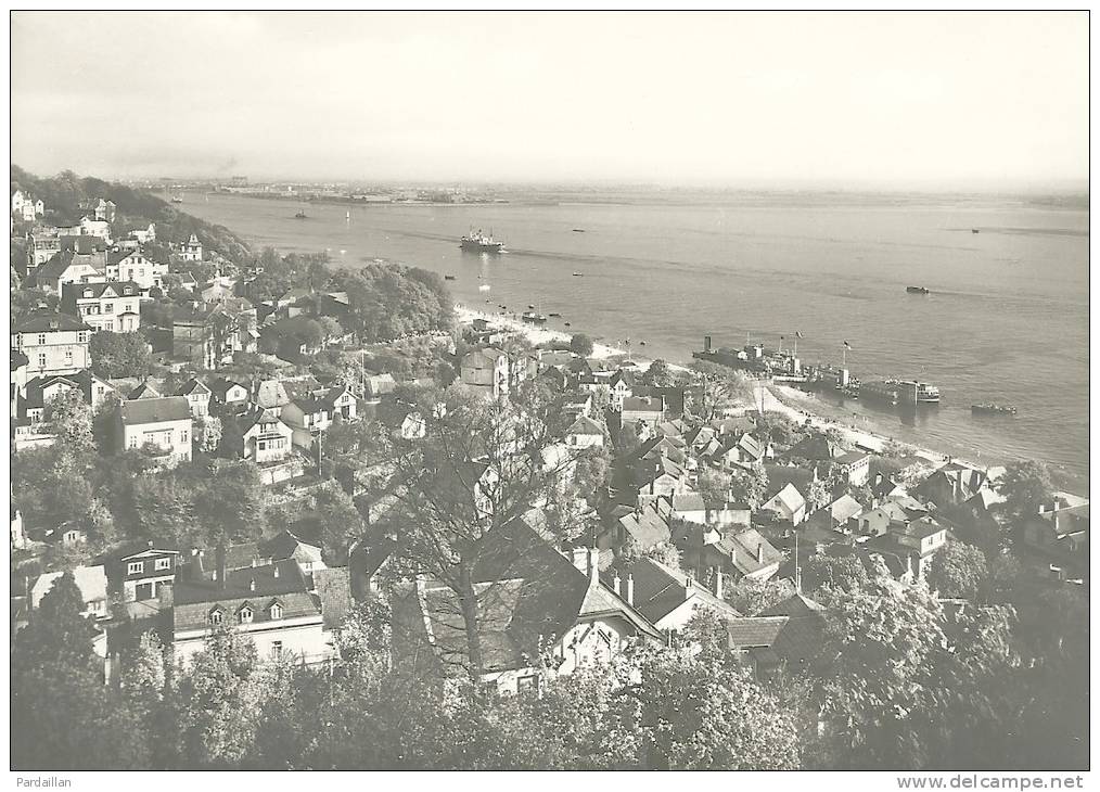 ALLEMAGNE.  HAMBURG-BLANKENESE.  BLICK VOM SÜLLBERG.   CPSM. - Blankenese