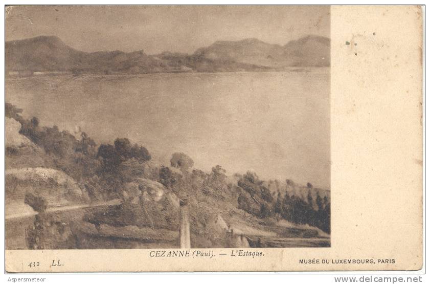 CPA CIRCA 1900S PINTURE  L´STTAQUE CEZANNE  OHL - Peintures & Tableaux