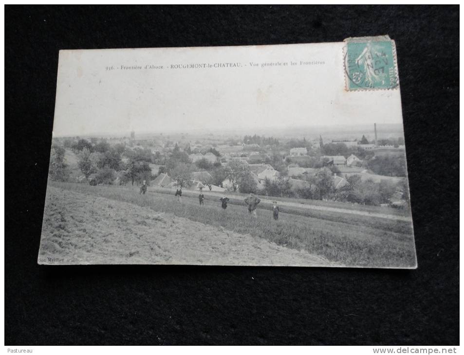 Rougemont- Le - Château : Vue Générale  Du Village Et Des Frontières. - Rougemont-le-Château