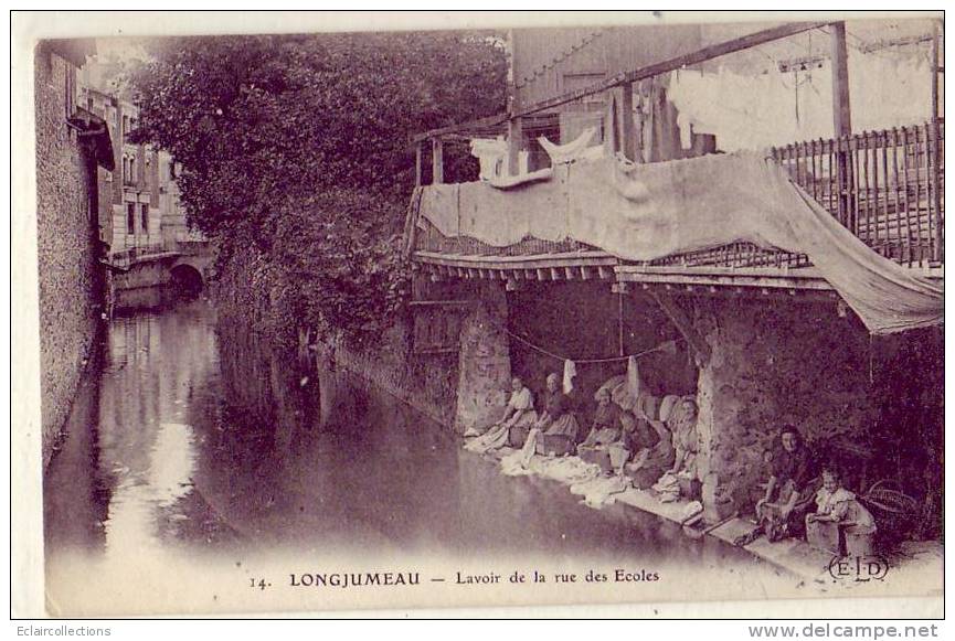 Longjumeau      91     Lavoir  De La Rue Des écoles - Longjumeau