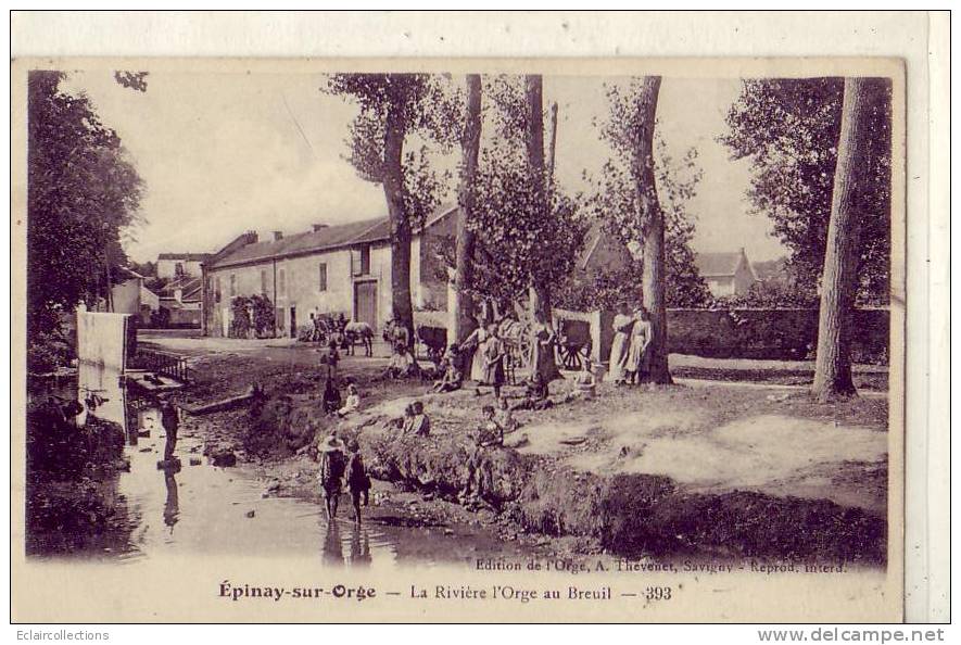 Epinay Sur Orge     91     La Rivière Au Breuil - Epinay-sur-Orge