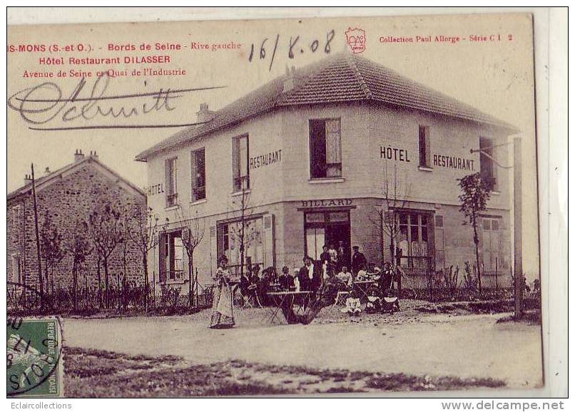 Essonne.....Athis-Mons... ..Hotel  Restaurant Dilasser - Athis Mons